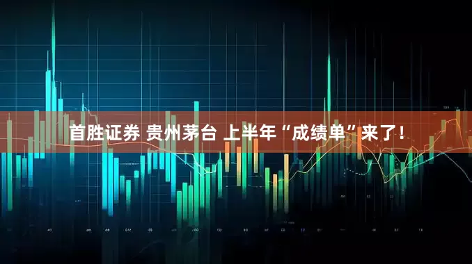首胜证券 贵州茅台 上半年“成绩单”来了！